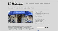 Desktop Screenshot of hetmartyrium.nl