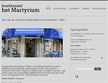 Tablet Screenshot of hetmartyrium.nl